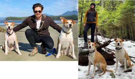 There is a saying that dogs never lie, since both the duo are posting the picture with same dog it seems Chris and Julie are dating.